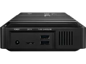 WD_BLACK D10 Game Drive WDBA3P0080HBK - Harddisk - 8 TB - ekstern (bærbar) - USB 3.2 Gen 1 - 7200 rpm - sort