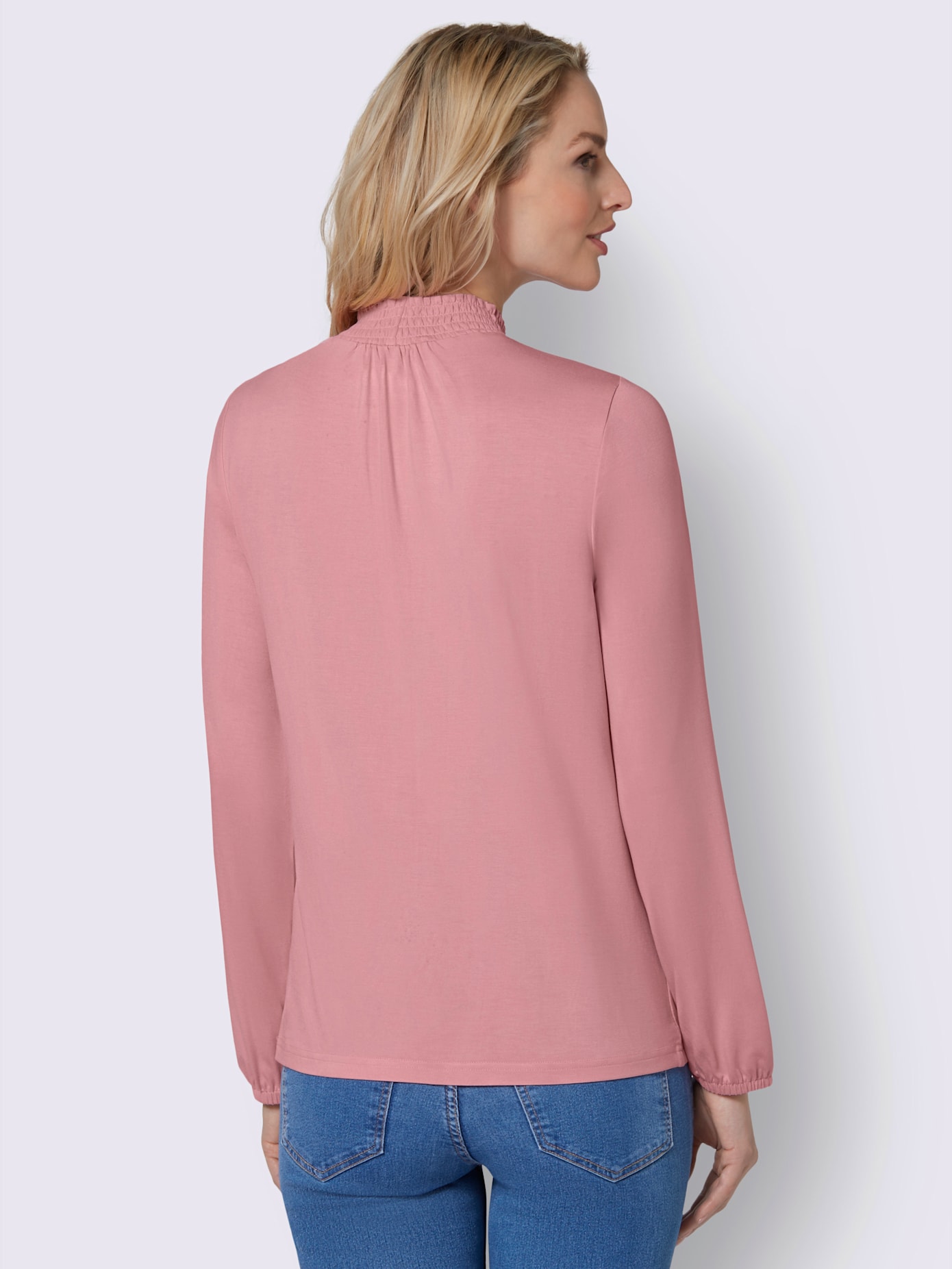 T-shirt à col montant viscose