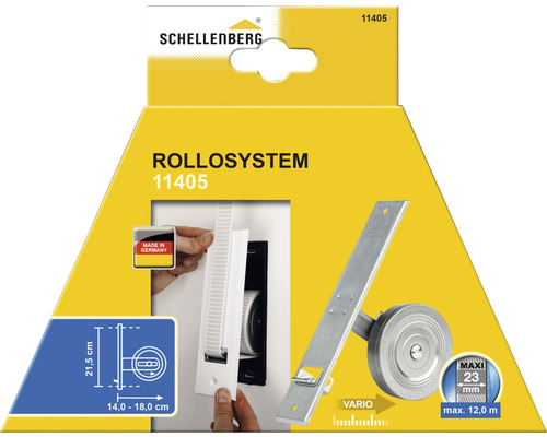 Maxi Schellenberg 11405 inlaatwikkelaar, 21,5 cm, gegalvaniseerd