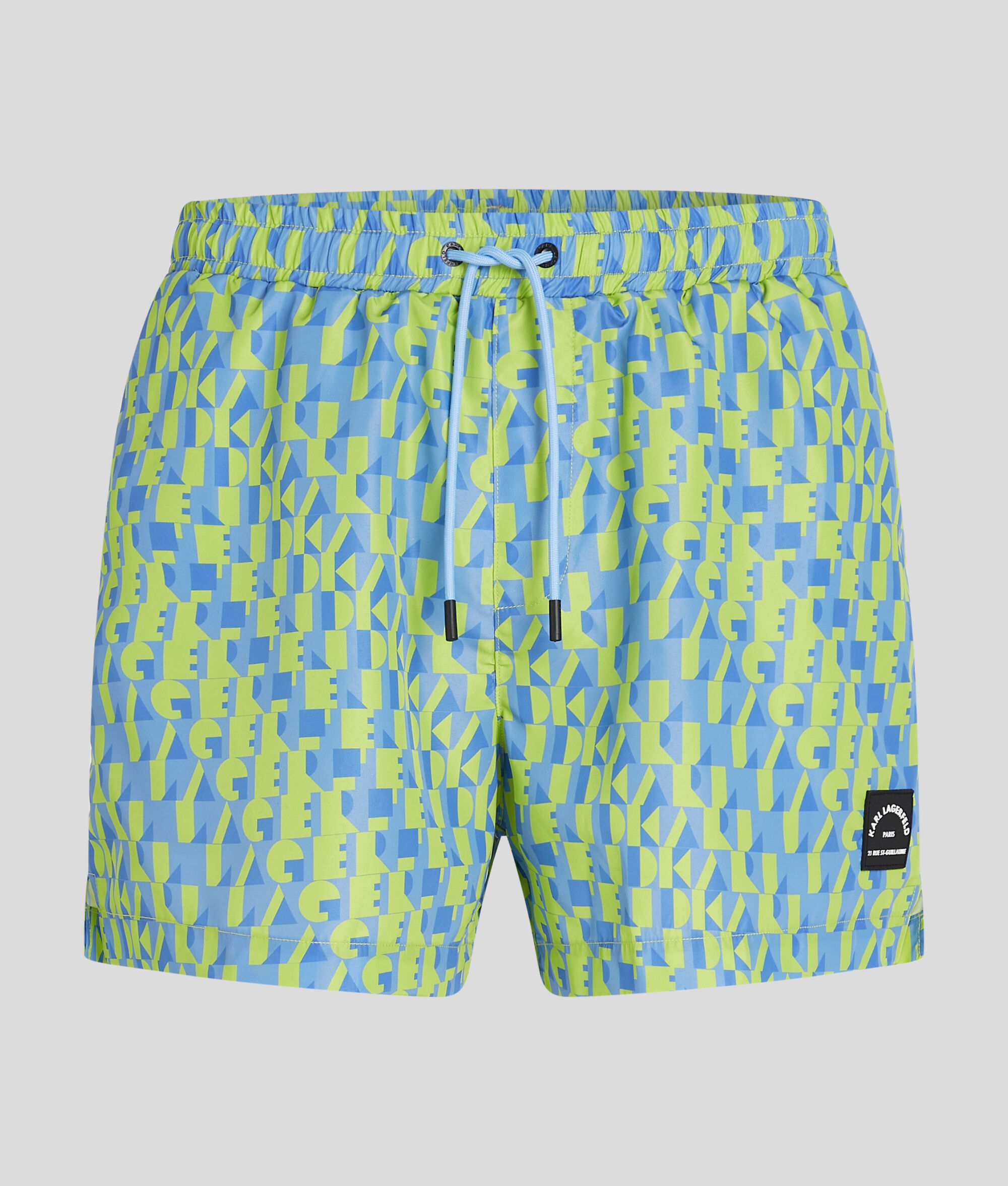 SHORT DE BAIN AVEC LOGO ABSTRAIT