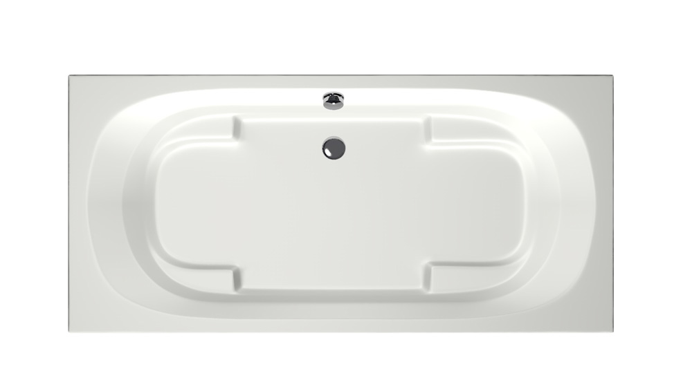 Xenz Kanaga ligbad 190x90x50cm Edelweis