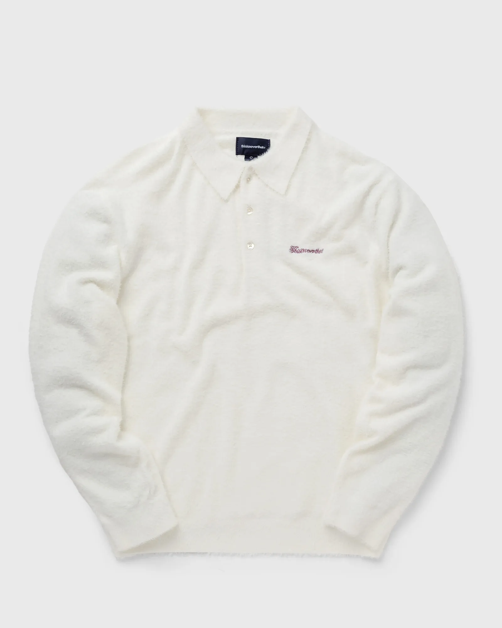 thisisneverthat Script Shaggy Knit Polo