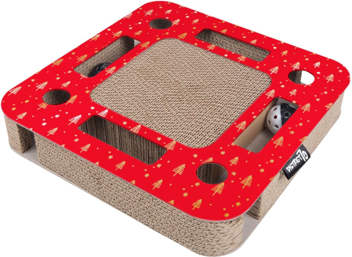 District 70 krabkarton Spy rood 35 x 35 x 6 cm