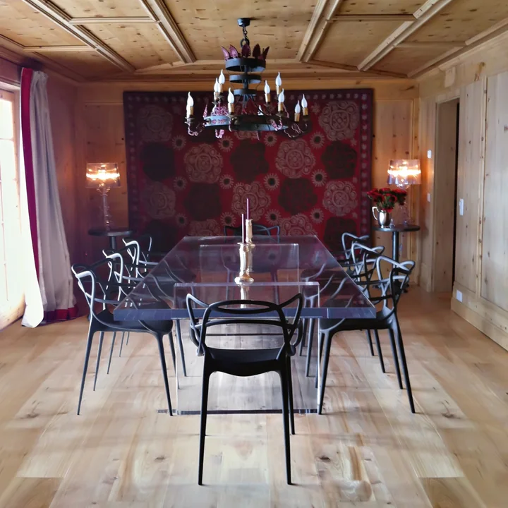 Kartell - Masters Stuhl, schwarz