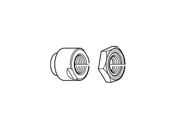 Shimano RM35 Låsemøtrikenhed, Højre