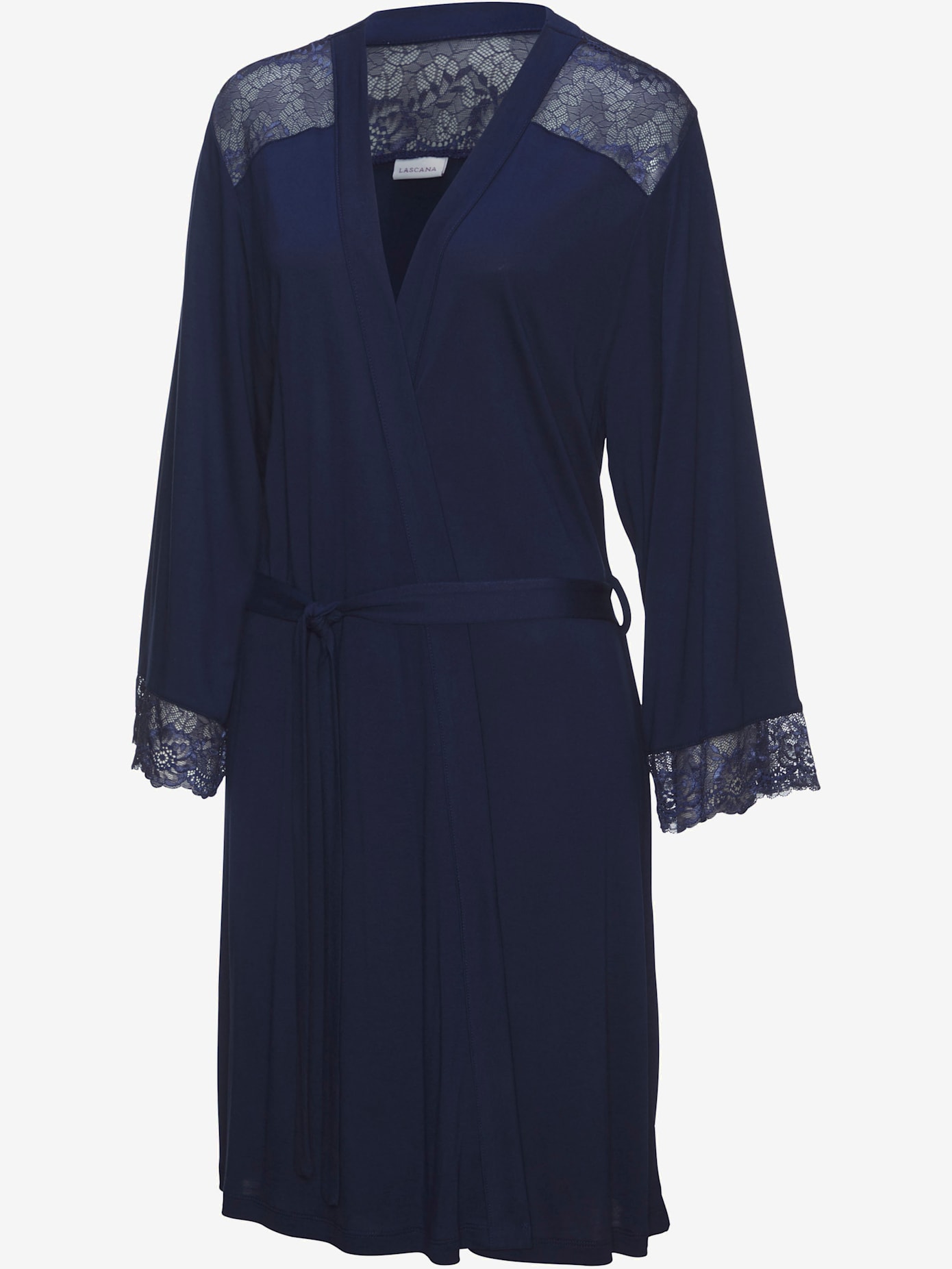 Kimono séduisant avec ceinture à nouer