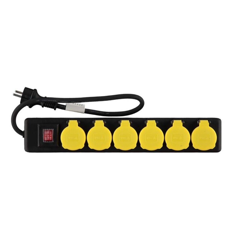 FORGRENER VOLTOMAT SVART 6-VEIS IP44