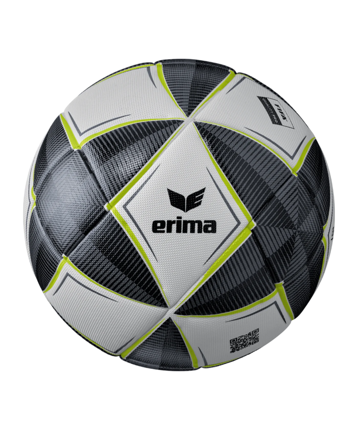 Erima Senzor-Star Match Spielball Schwarz Grau