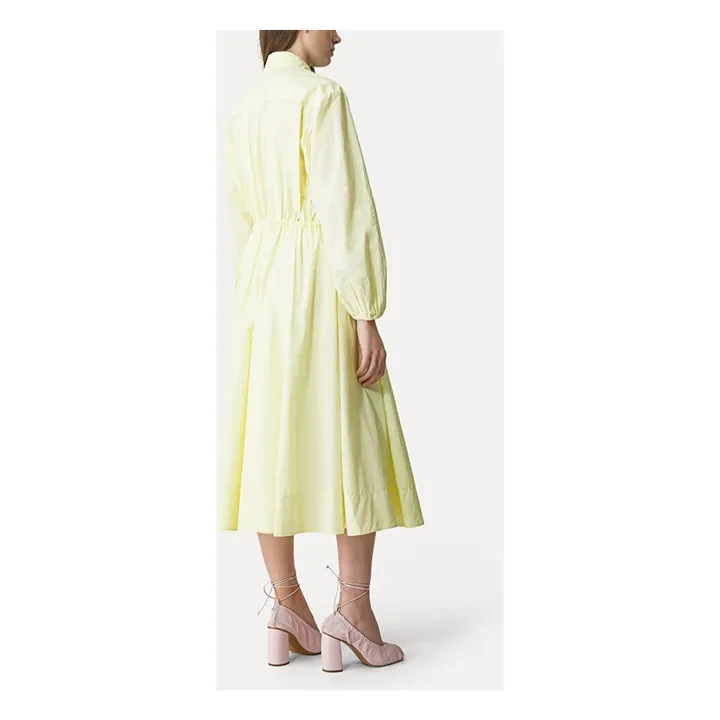 Forte Forte Robe Popeline de Coton | Jaune