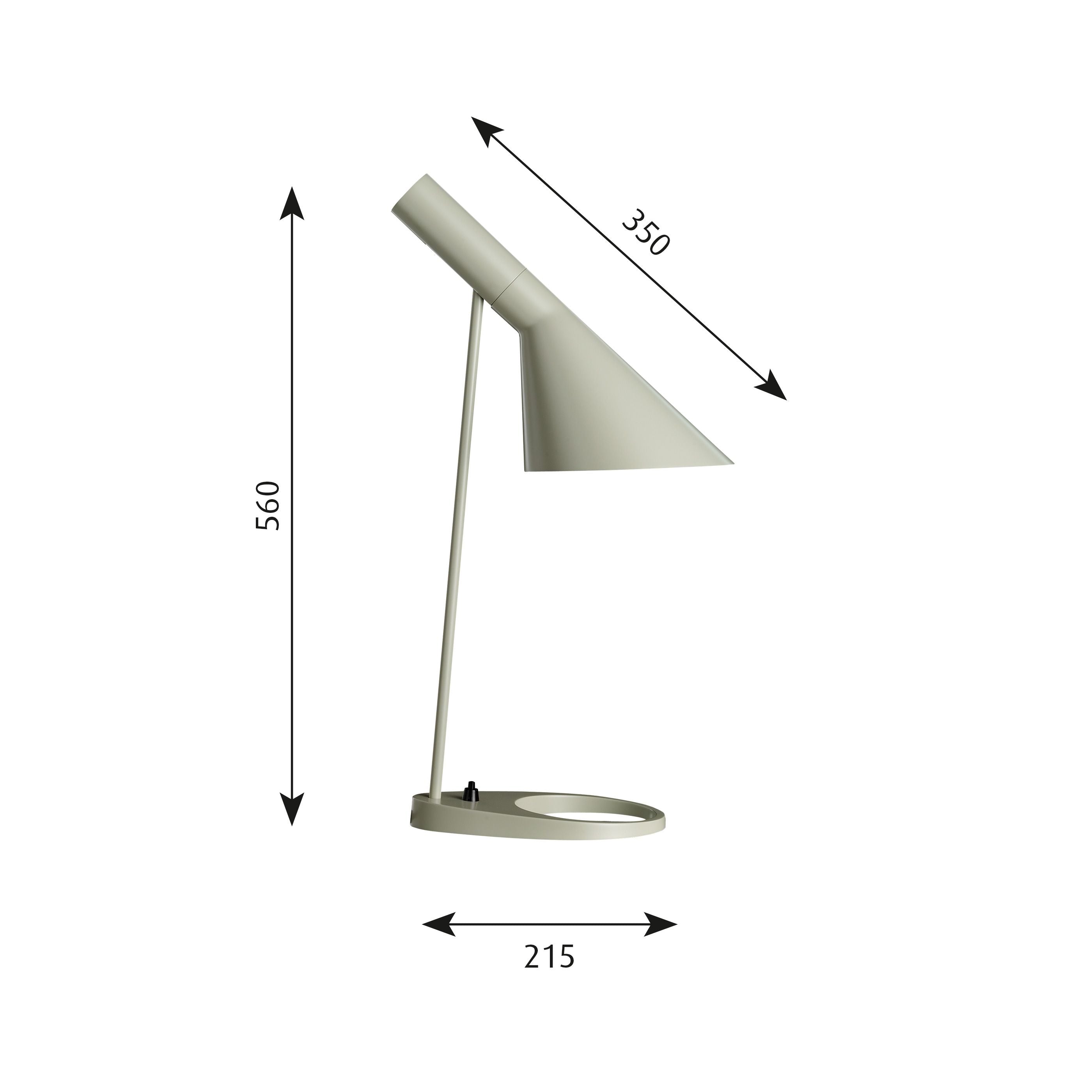 Louis Poulsen AJ bureaulamp Dusty Blue