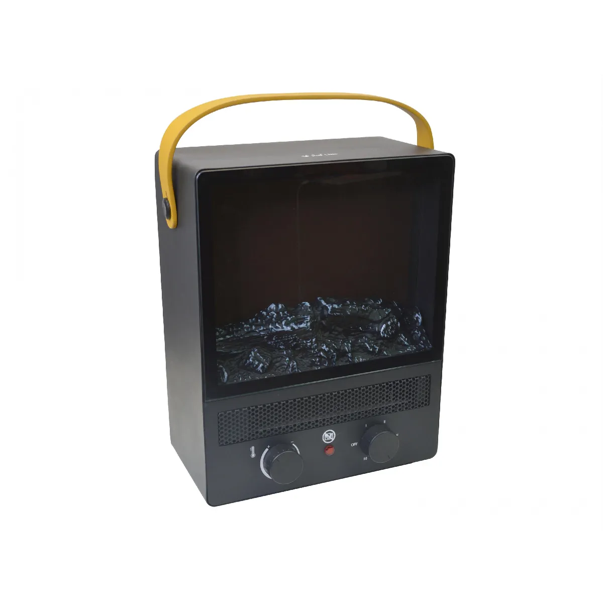 Purline CHE-90 Cheminée Portable - Noir
