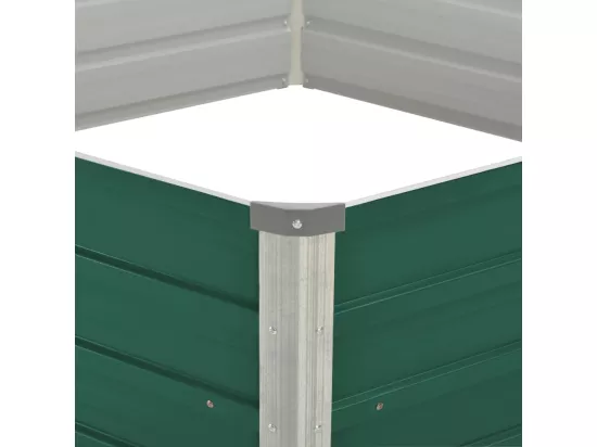 Jardinière 129 x 129 x 46 cm cm Acier galvanisé Vert