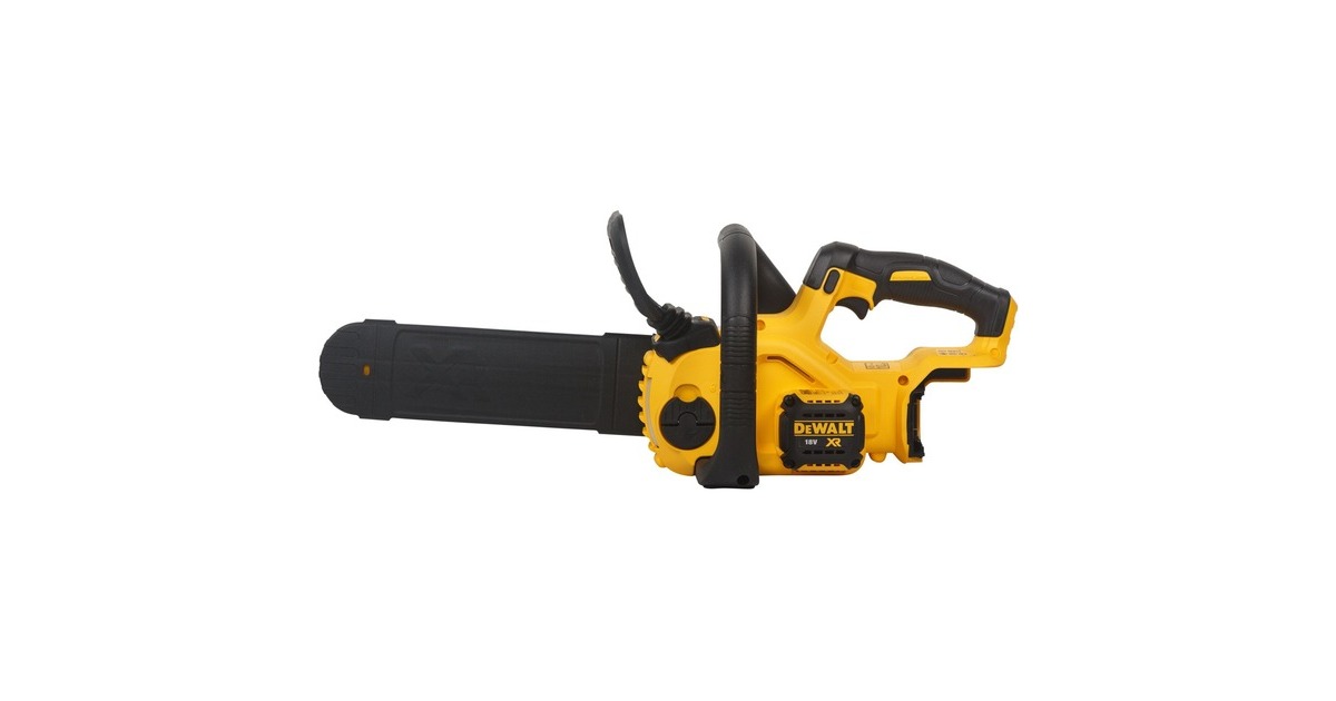 DEWALTDCM565N-XJ 18V XR Brushless Compacte kettingzaag 30cm elektrische kettingzaag  (Geel/zwart, Accu en oplader niet inbegrepen)