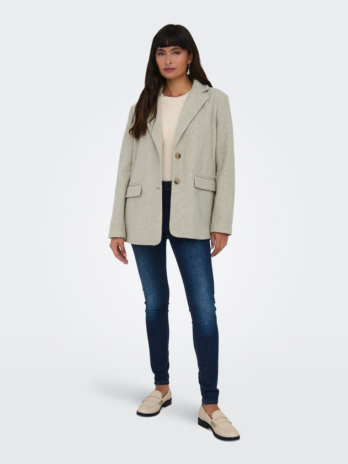 ONLWEMBLEY Blazer Weathered Teak