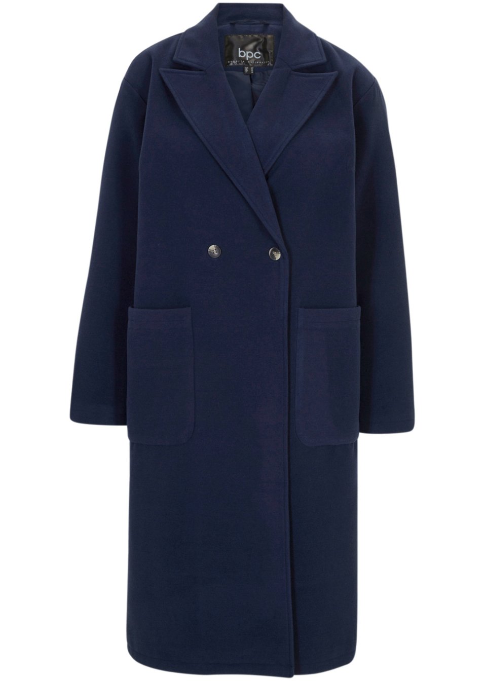 Manteau décontracté imitation laine