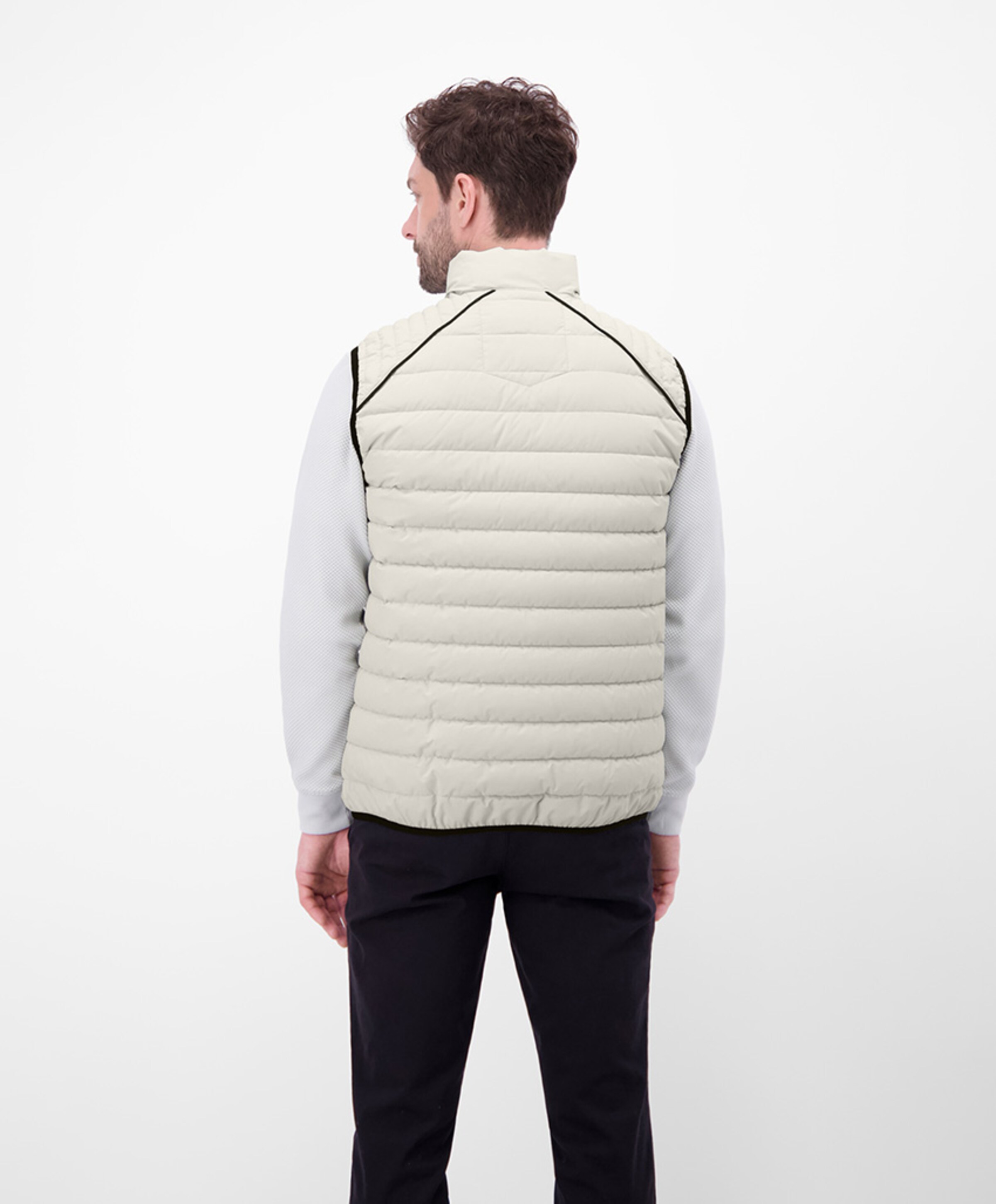 Lerros Heren bodywarmer grijs