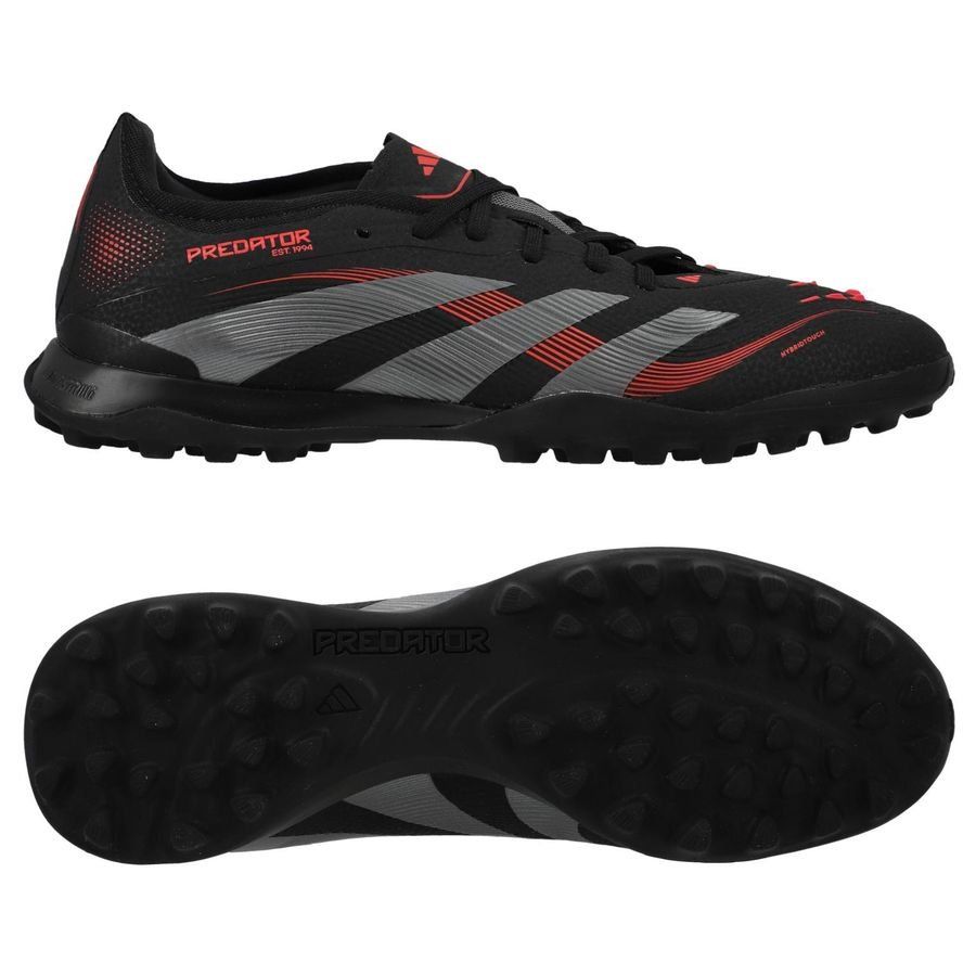 adidas Predator Pro TF Stealth Victory - Noir/Gris/Lucid Red