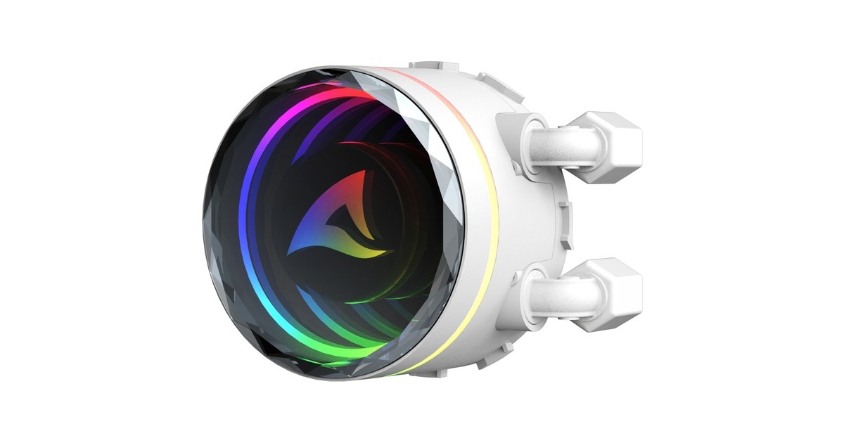 SharkoonS80 RGB White waterkoeling  (Wit, 4-pins PWM fan-connector)