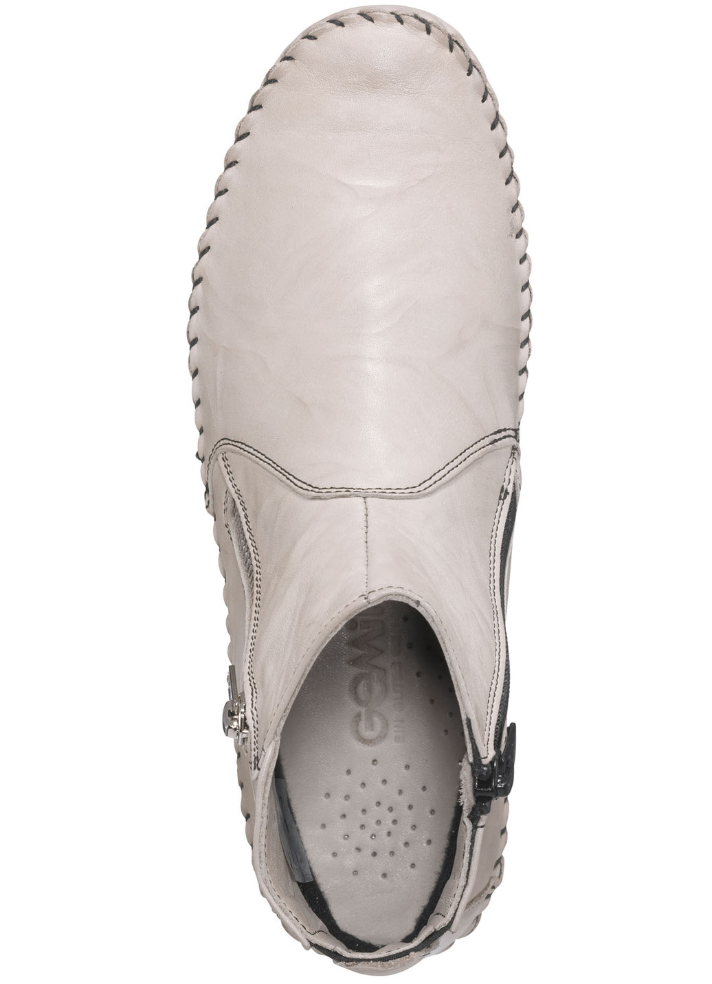 Gemini Mokassin-Stiefelette mit Zier-Reißverschluss