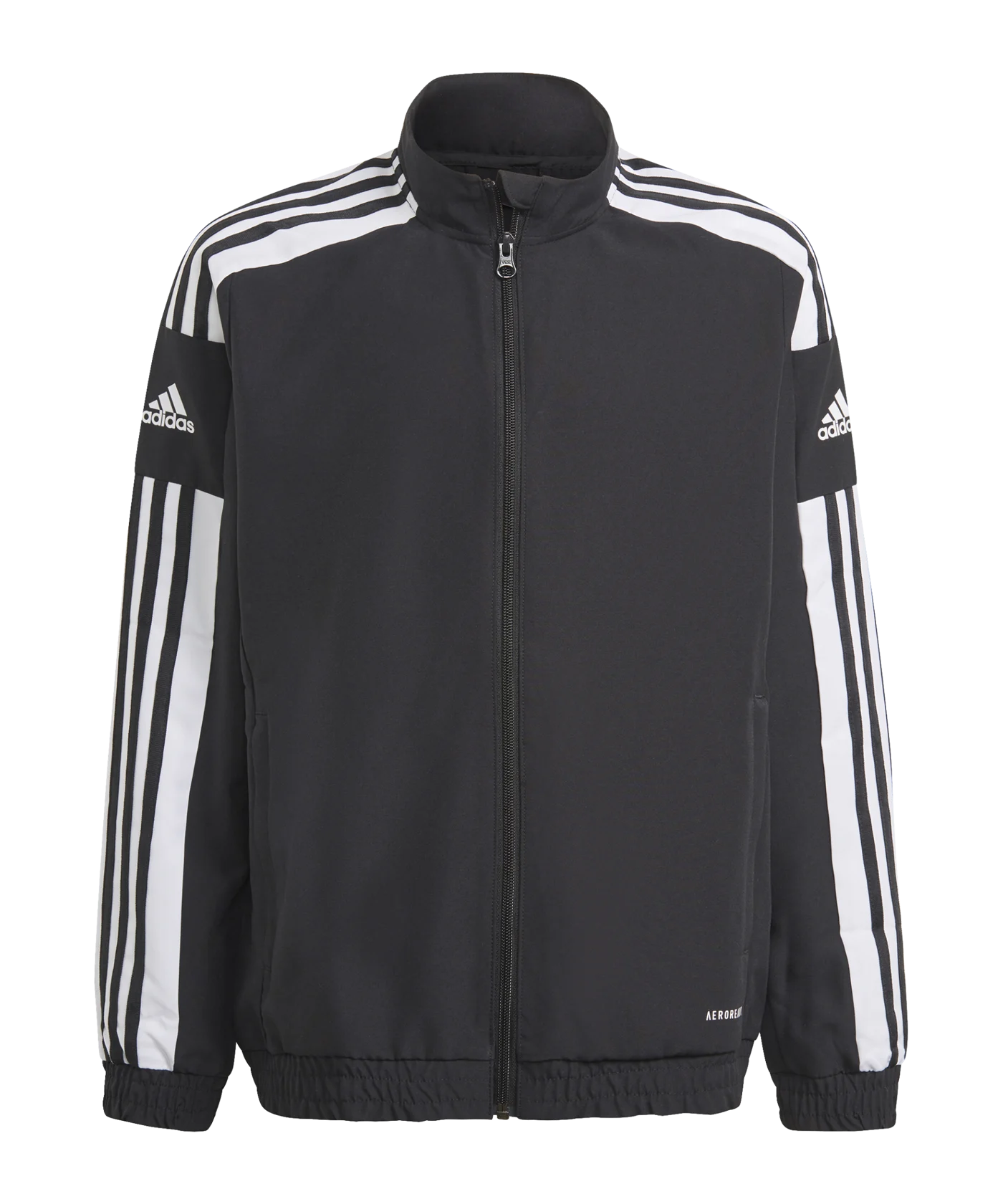 adidas Squadra 21 Präsentationsjacke Kids Schwarz Weiss