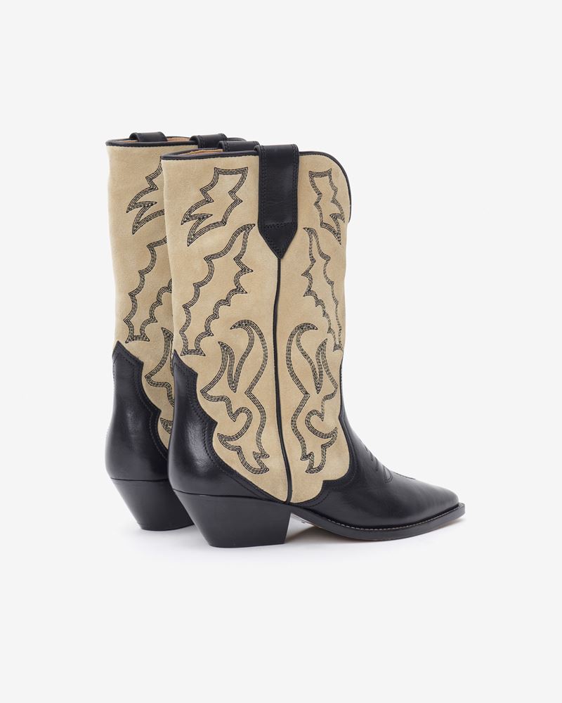 DUERTO BOTTES SANTIAGS EN CUIR VELOURS