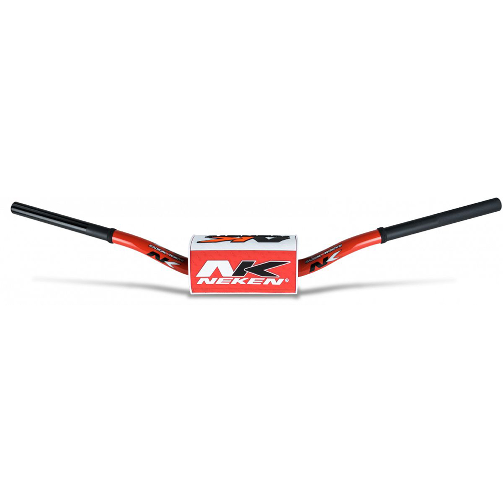 Neken - Guidon K-Bar - diamètre variable design conique Rouge / Blanc / Noir