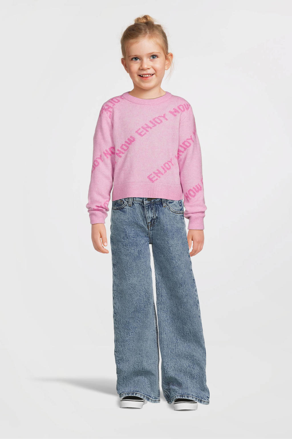 NAME IT gebreide trui roze