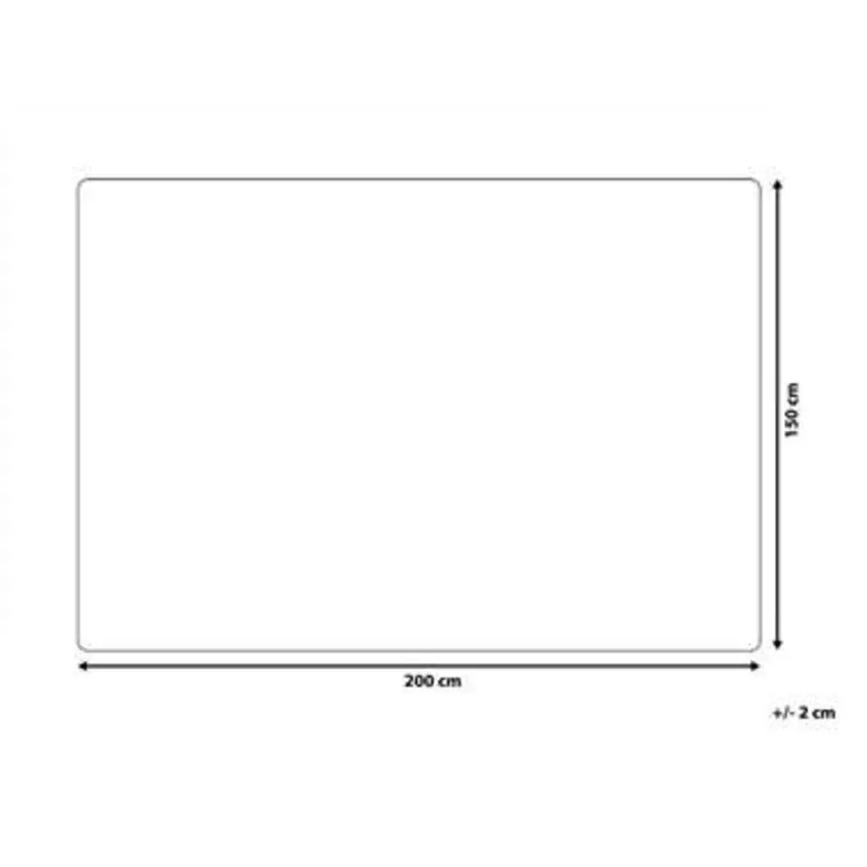 HAIFA - Plaid - Geel - 150 x 200 cm - Polyester