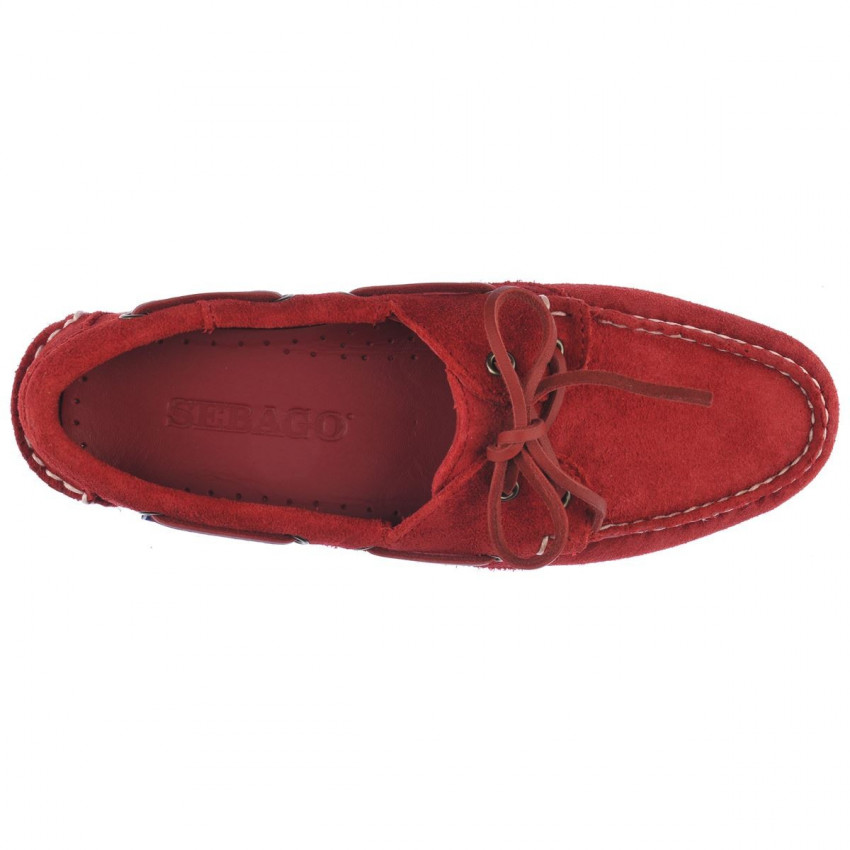 DOCKSIDES JACQUELINE SUEDE Red