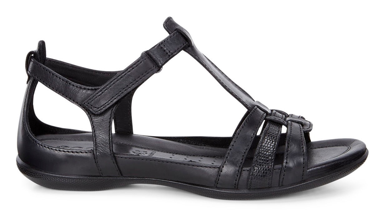 Ecco Riemchensandale »FLASH«  , Sommerschuh, Sandalette, Klettschuh, im Metallic-Look