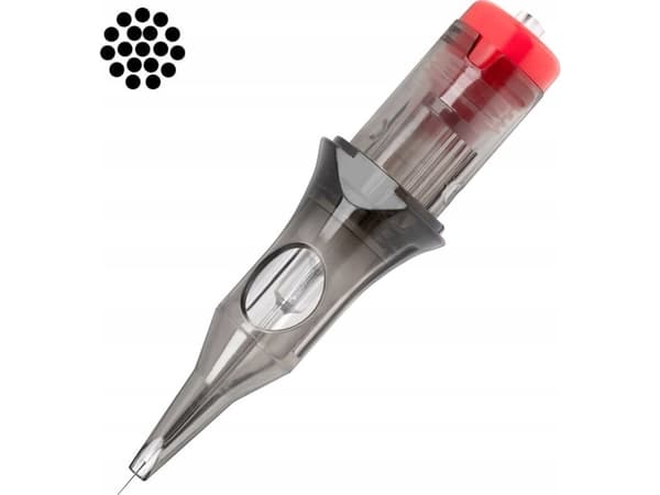 Activeshop Cartridge do tatuażu El Cartel V2 - 0.30 18RL Medium Taper 10 szt.