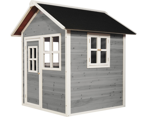 EXIT Loft 100 speelhuis, 159 x 149 x 135 cm, hout, grijs