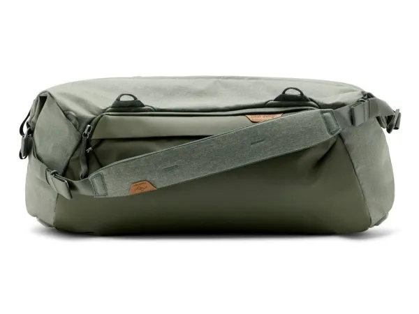 Peak Design Travel - Køjesæk - 50 L - 600D nylon løsningsfarvet, 900D stof, glasforstærket nylon, anodiseret aluminiumslegering, ultrahøj molekulærvægt polyetylenstof, Hypalon - salvie