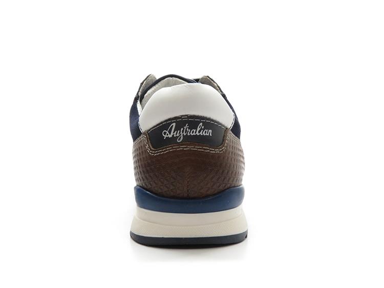 Australian Footwear Filmon Leather mid blue cognac