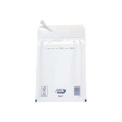 GPV Pack'n Post - 100 Pochettes bulles - 140 x 215 mm - bande de protection