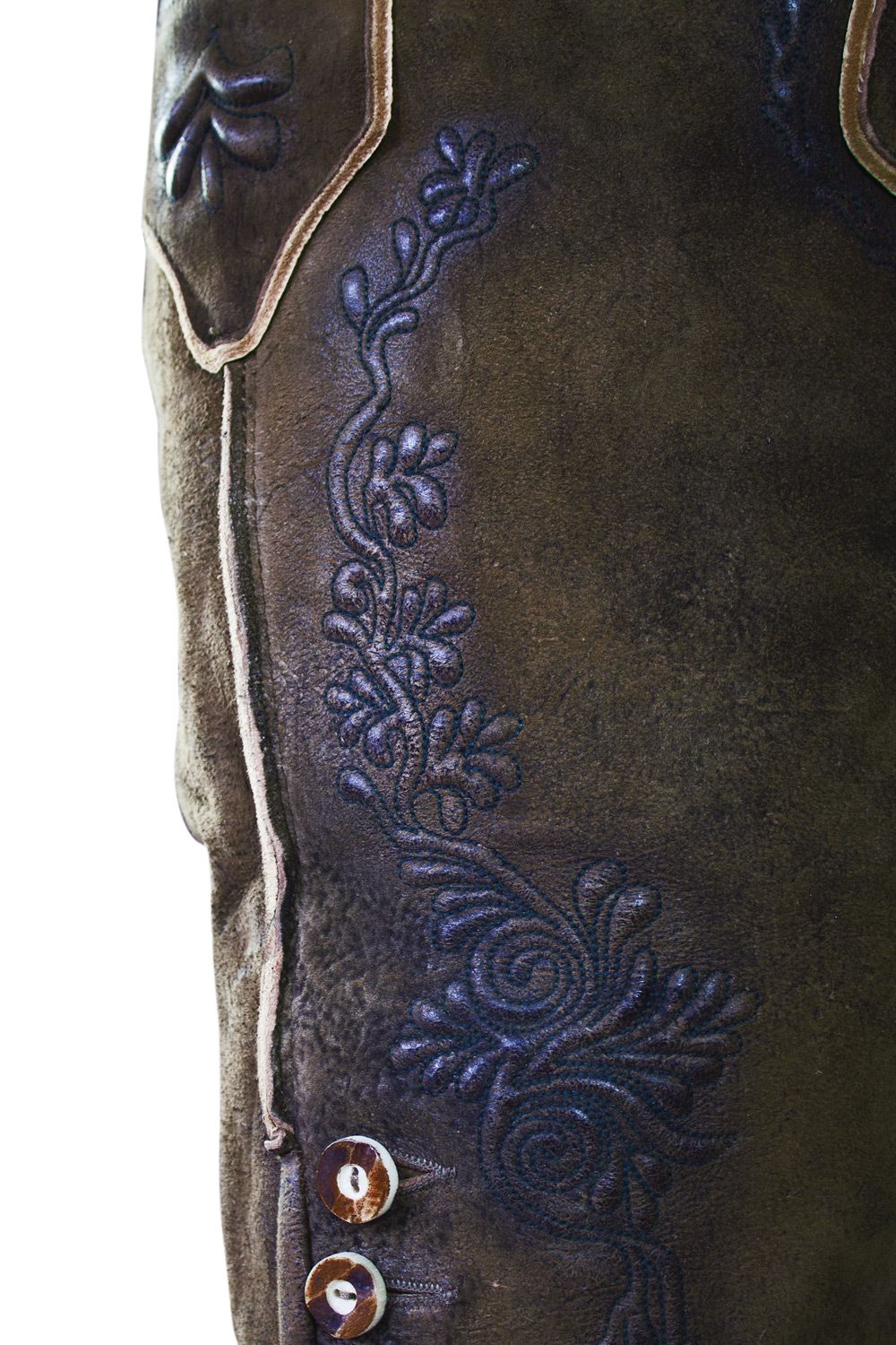 Kurze Wildbock Lederhose Leon