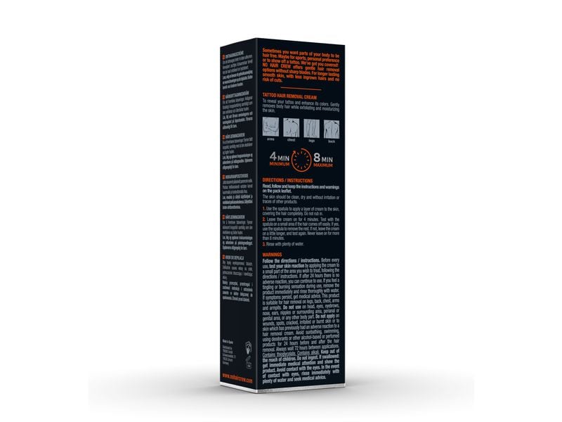 No Hair Crew Enthaarungscrème Tattoo Edition 150 ml Enthaarungscreme für tätowierter Haut