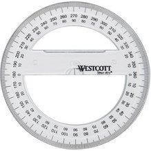 Rapporteur circulaire 360 degrés, 100 mm