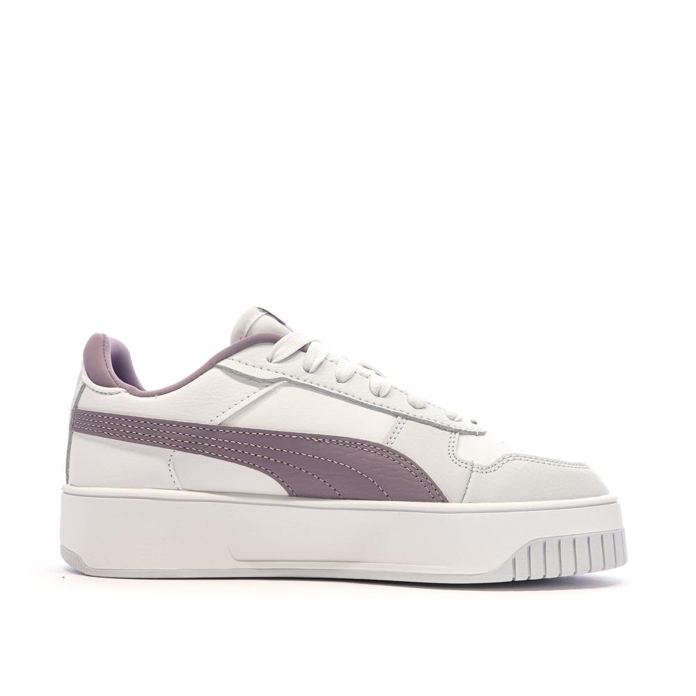 Puma Baskets Blanc/Violet Femme Puma Carina Street