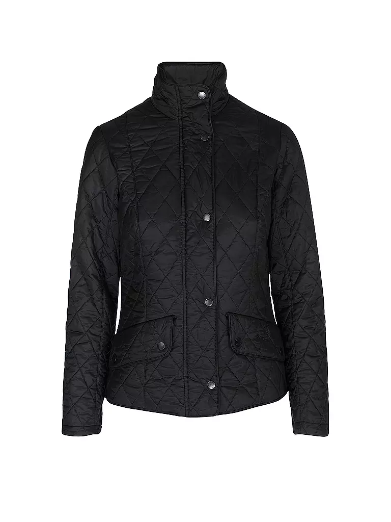 BARBOUR Steppjacke FLYWEIGHT CAVALRY schwarz