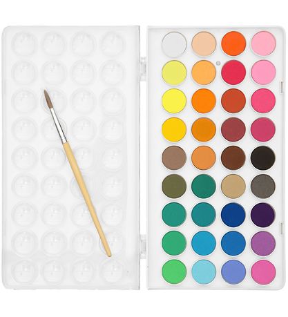 Ooly Aquarell m. Pinsel - Paint Pods - 36 st. - Bunt