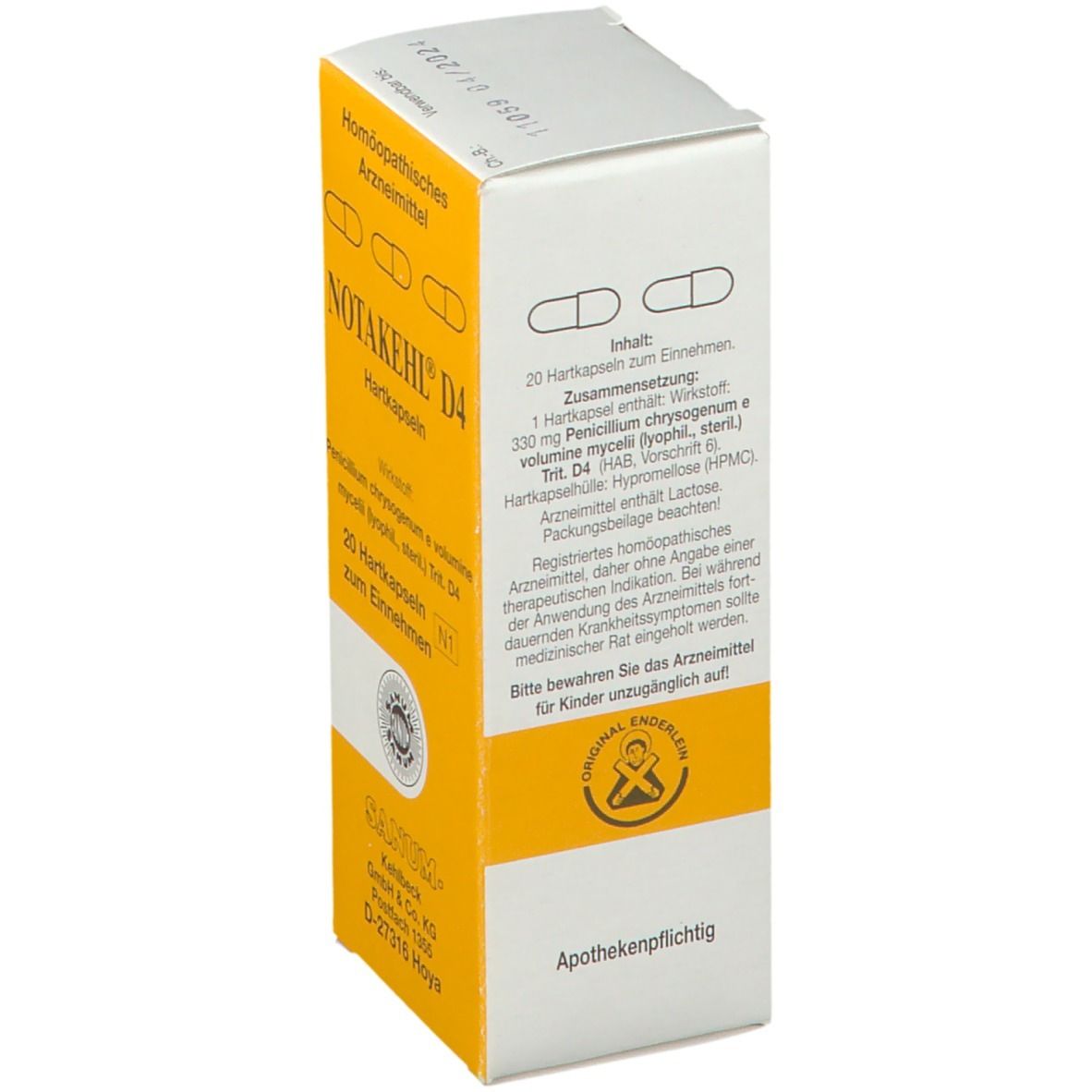Notakehl® D4 Kapseln