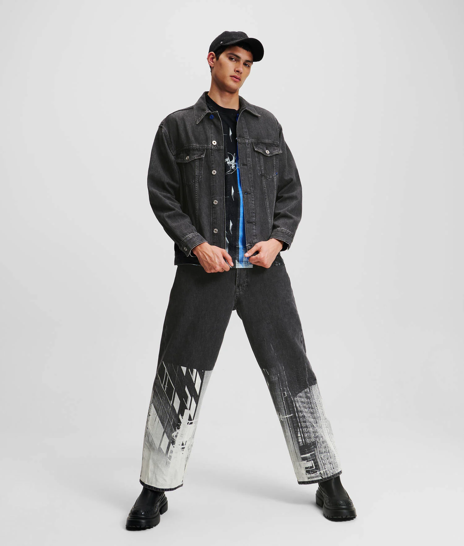 VESTE EN JEAN IMPRIMÉ TOKYO KLJ