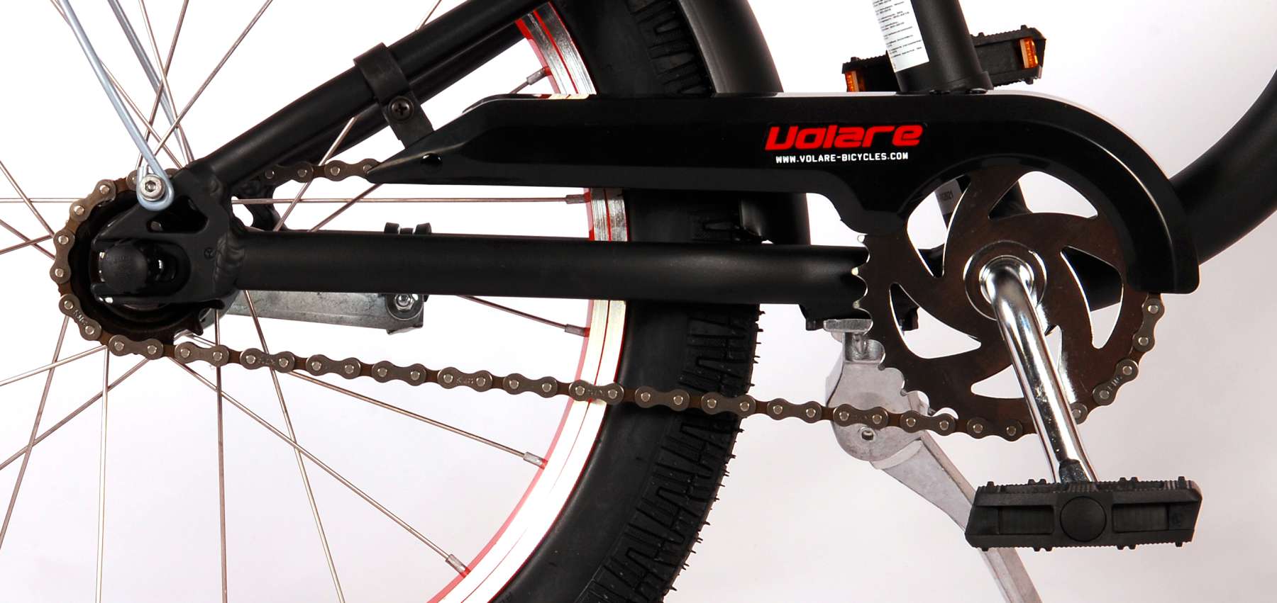 Kinderfahrrad Miracle Cruiser für Jungen 18 Zoll Kinderrad Mattschwarz