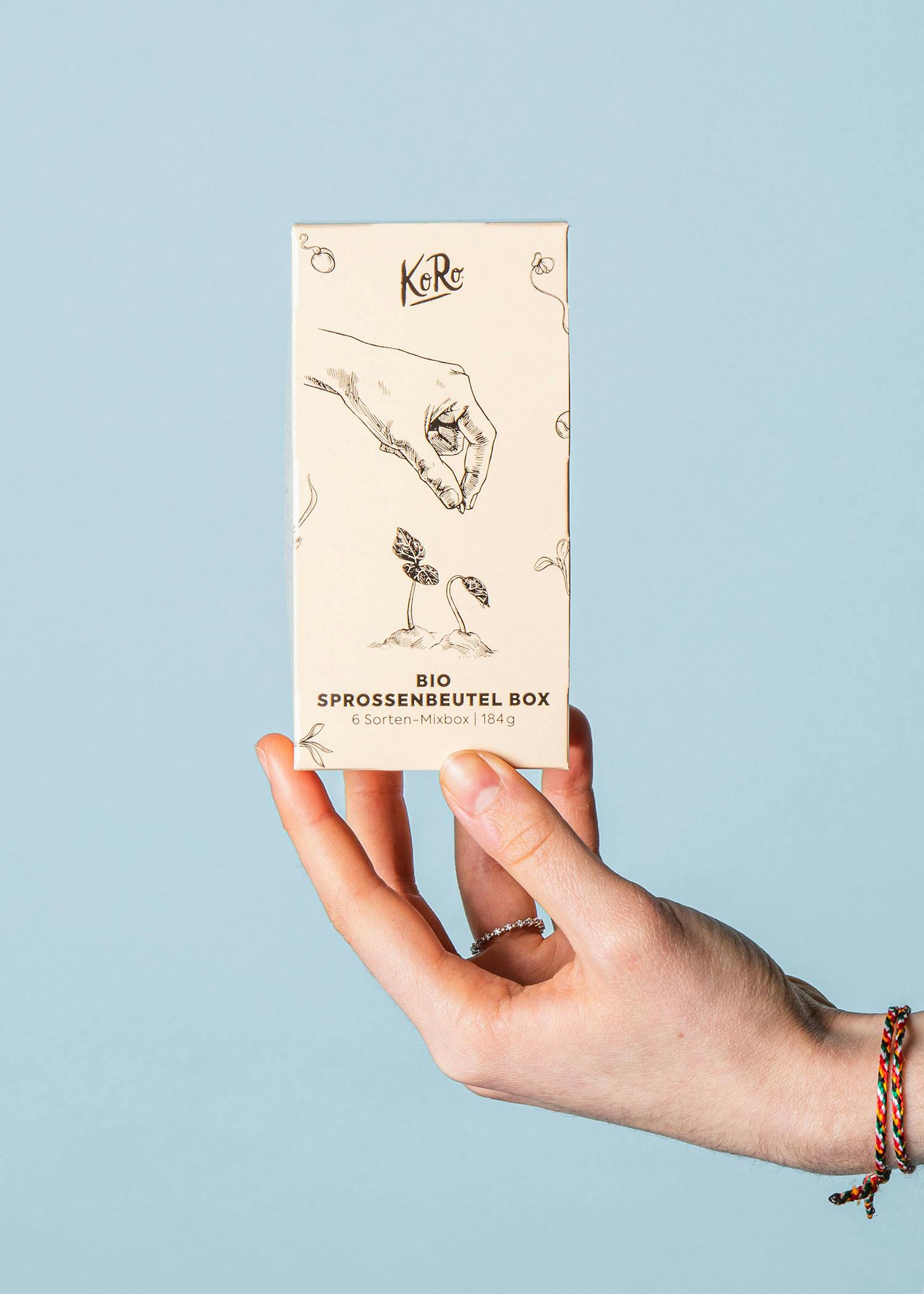 Bio Sprossenbeutel Box 6 Sorten 184 g
