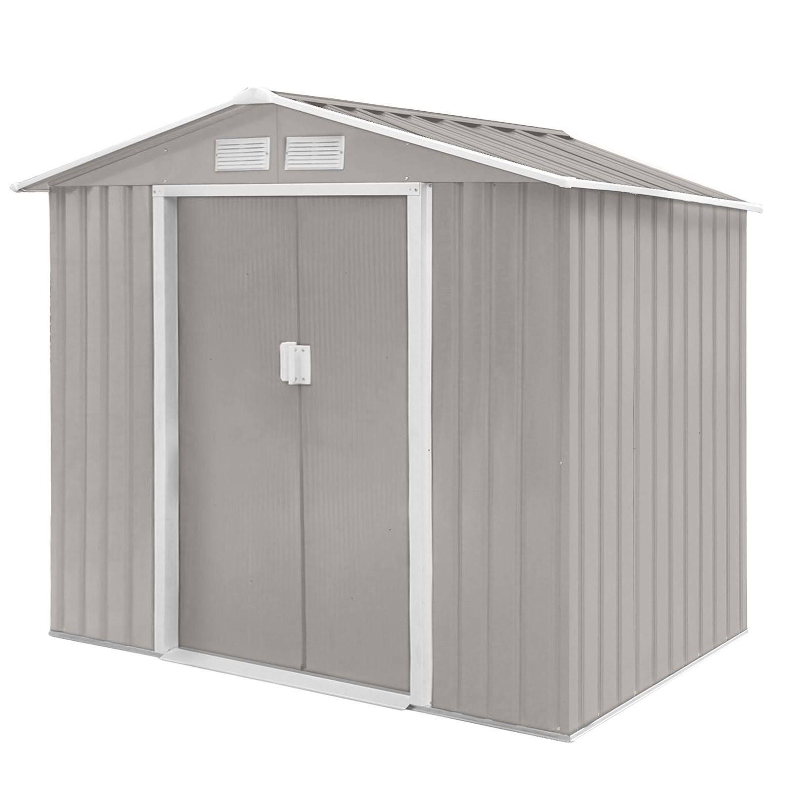 HATTORO S100 Metall Gerätehaus XL Geräteschuppen Garten Schuppen Gartenhaus