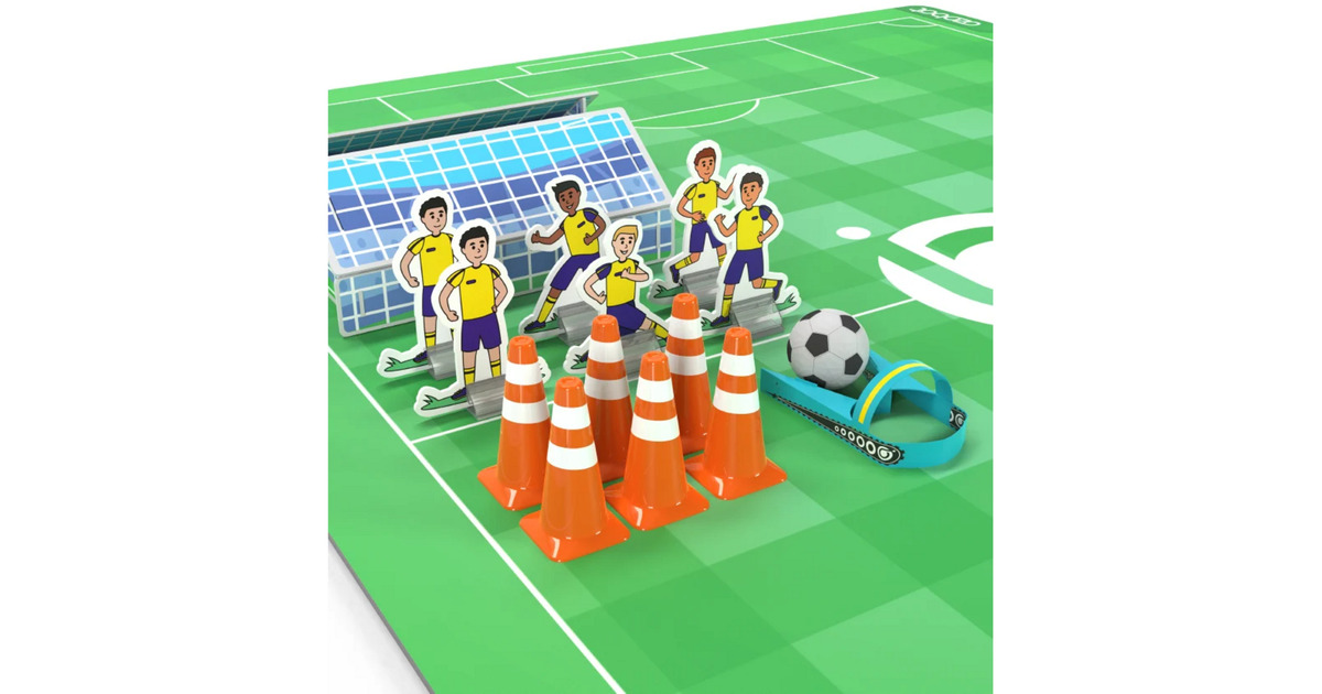 OzobotChallenge mat: Voetbal Robot