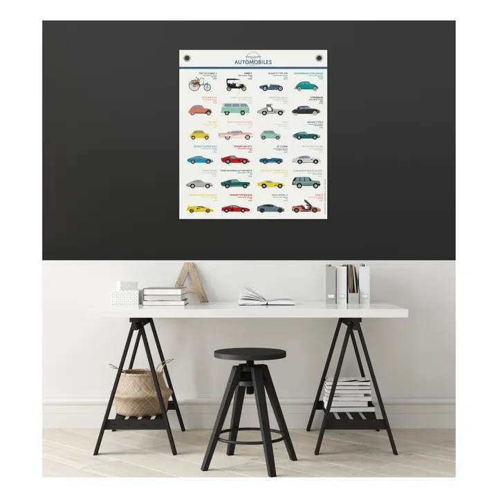 Les Jolies Planches Planche Automobiles 70x80 cm