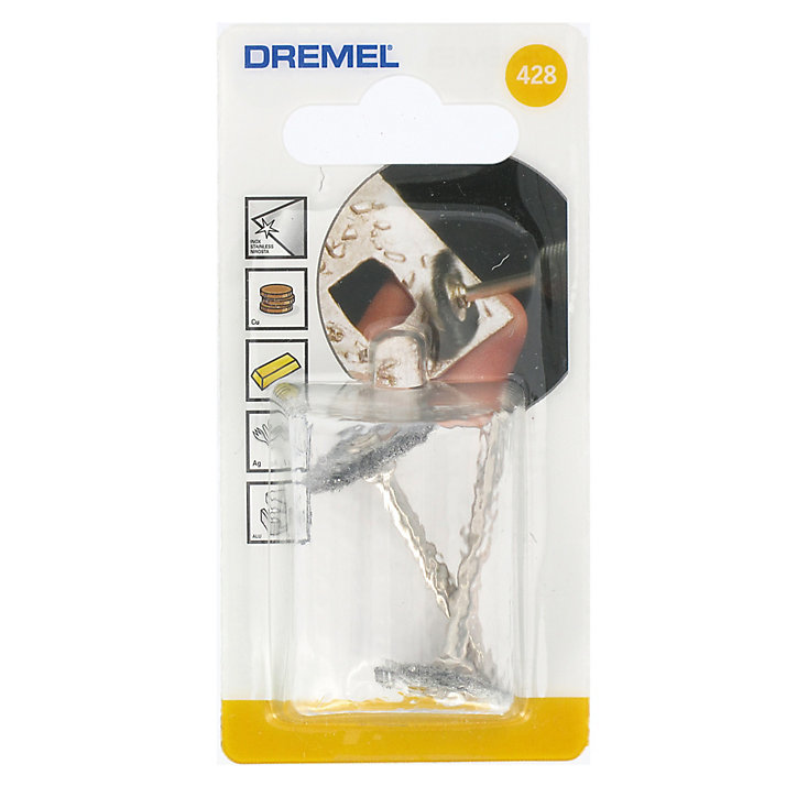 2 brosses en acier Dremel 19 mm