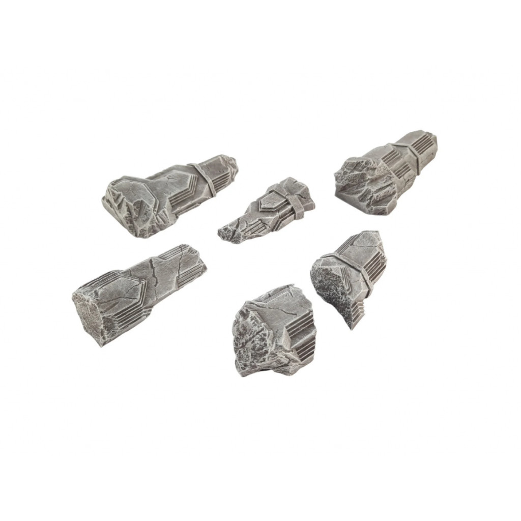 Ziterdes: Dwarf Pillar Ruins (Set of 6)